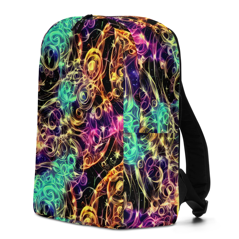 Radiant Spiral on Minimalist Backpack — Left