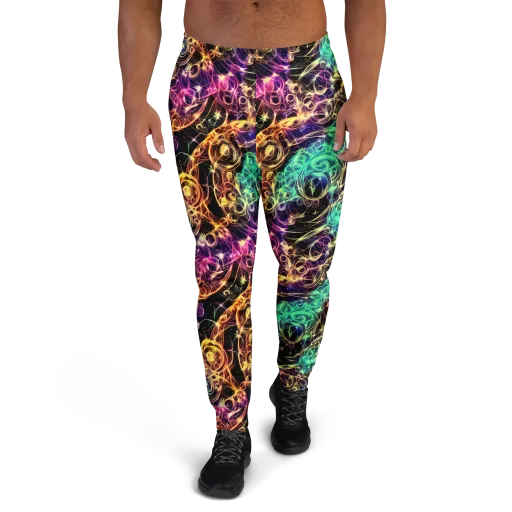 Radiant Spiral on a Men's Joggers