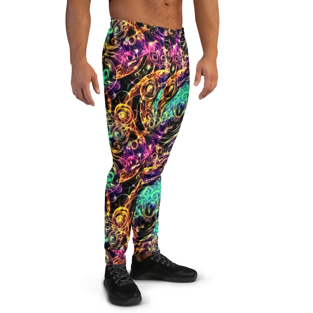 Radiant Spiral on Men's Joggers — Right