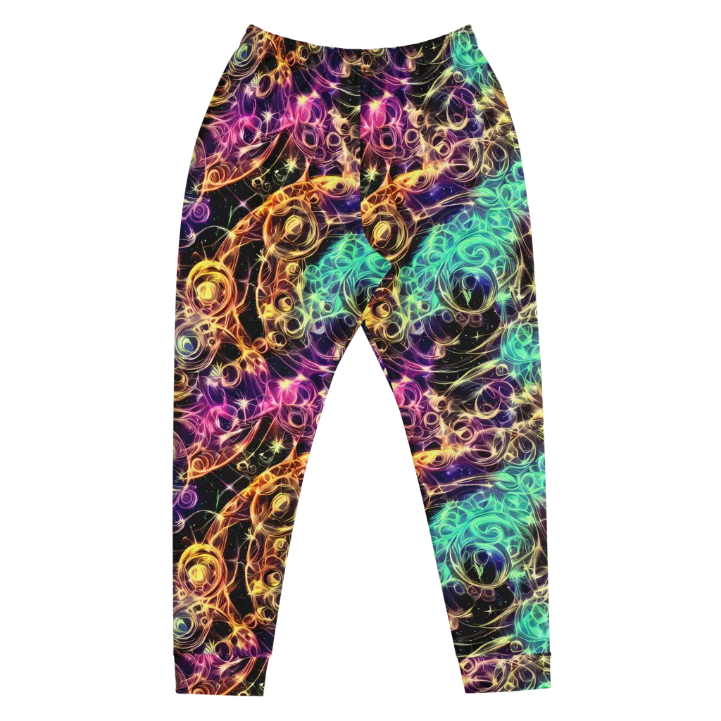 Radiant Spiral on Men's Joggers — Front