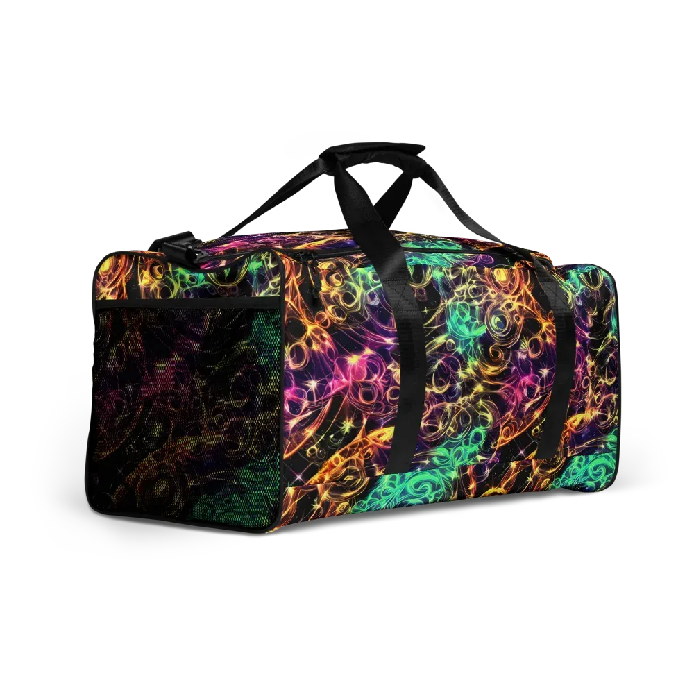 Radiant Spiral on Duffle Bag — Right Front