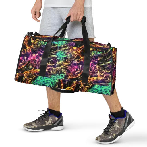 Radiant Spiral on a Duffle Bag