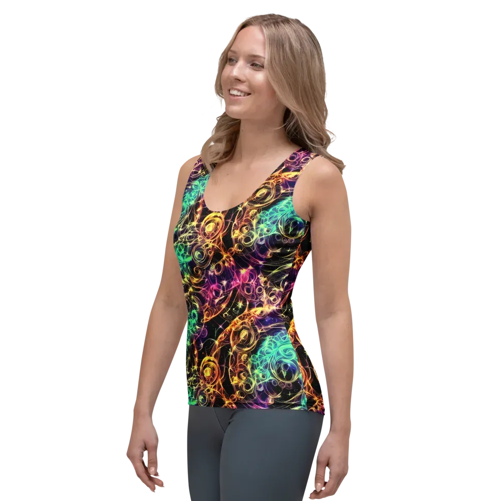 Radiant Spiral on Women's Tank Top — Left Front
