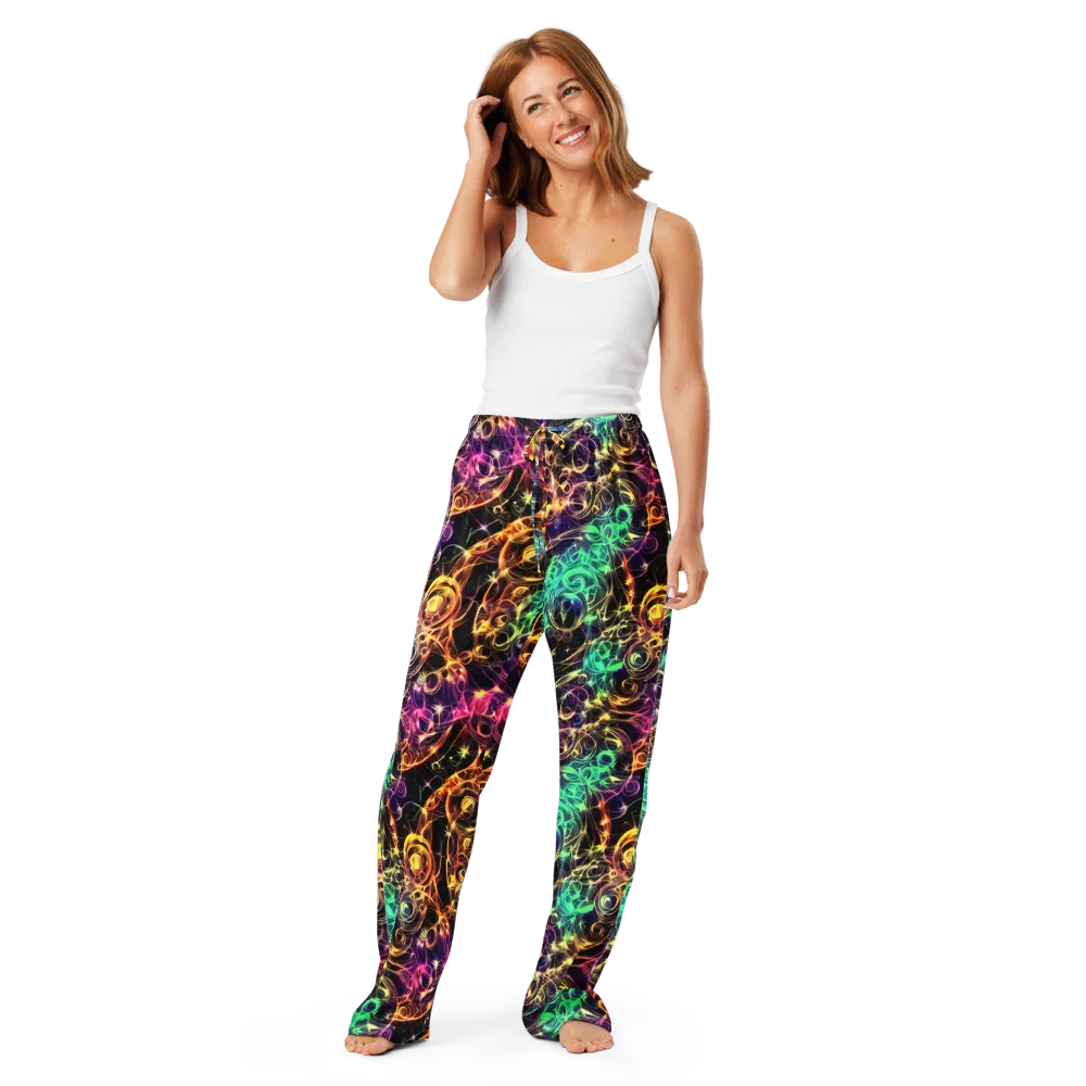 Radiant Spiral on Women's Pajama Pants — Front