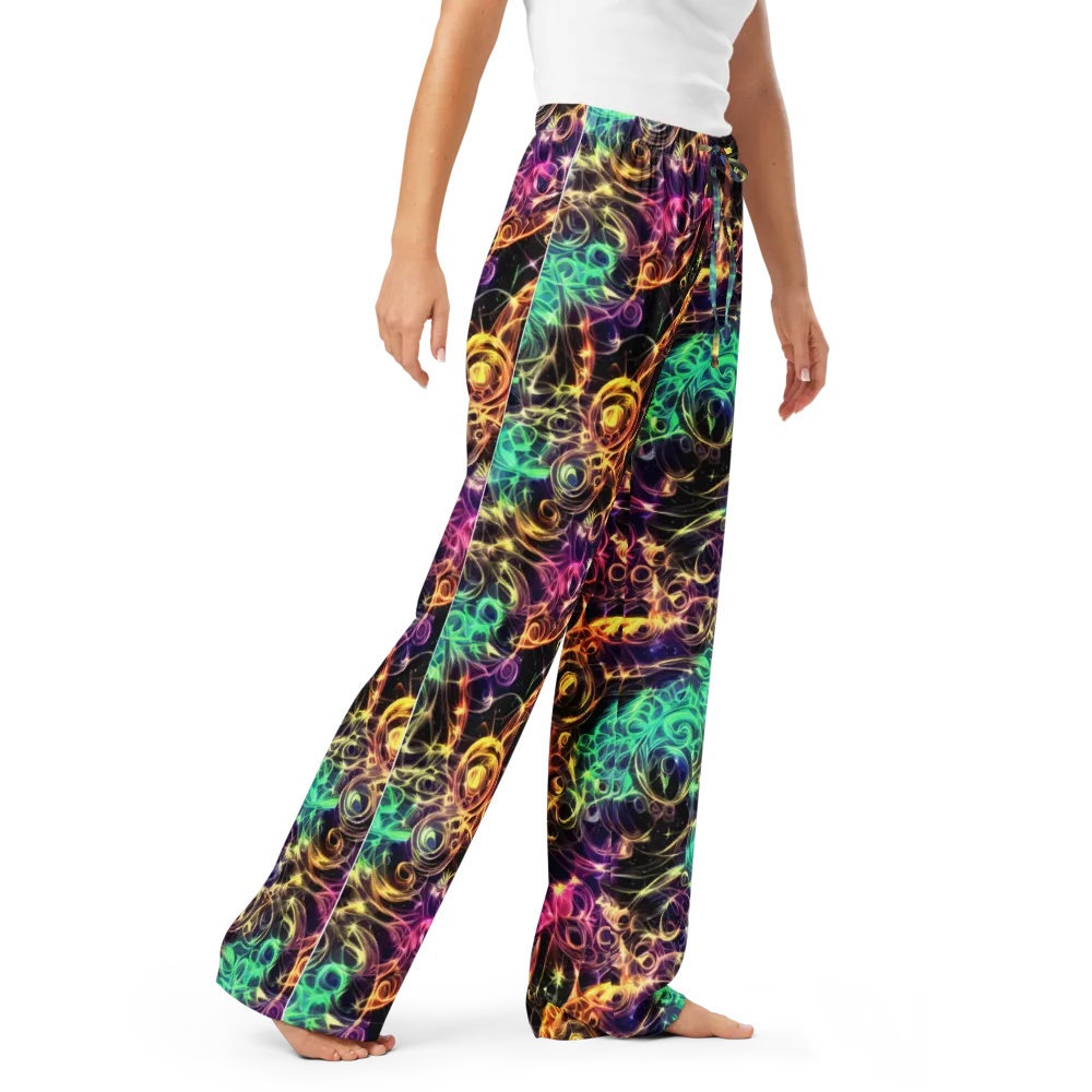 Radiant Spiral on Women's Pajama Pants — Right Front