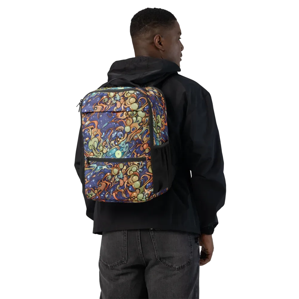 Celestial Melt on Utility Backpack — Back