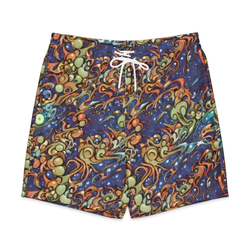 Celestial Melt on a Men's Board Shorts