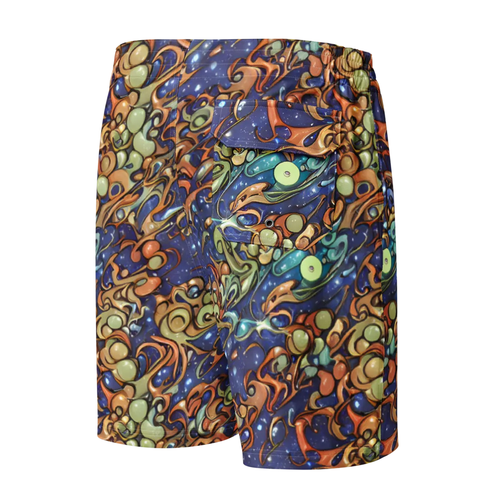 Celestial Melt on Men's Board Shorts — Back