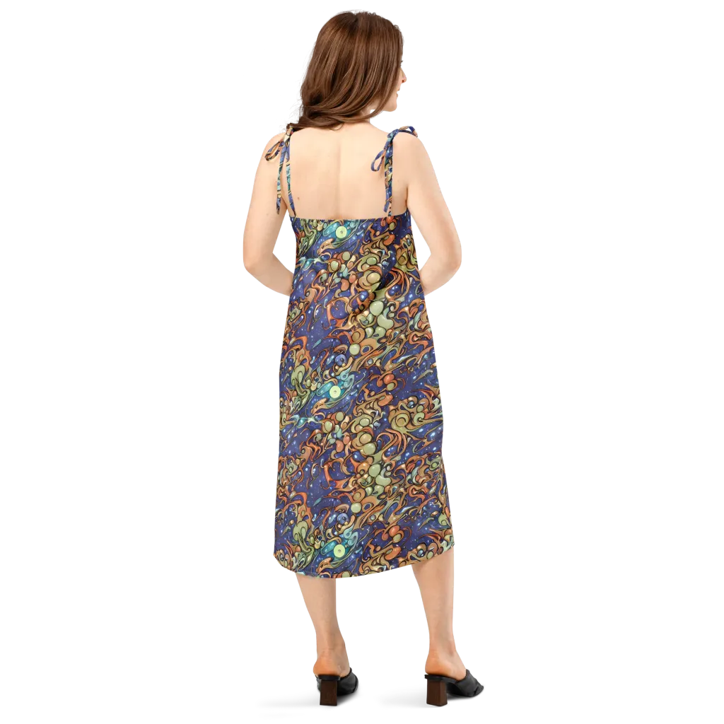 Celestial Melt on Slip Dress — Back