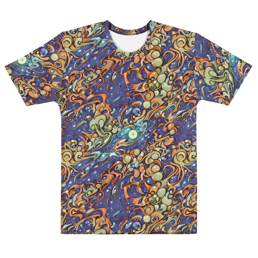 Celestial Melt on Men's Cotton Crew Neck T-Shirt — Front