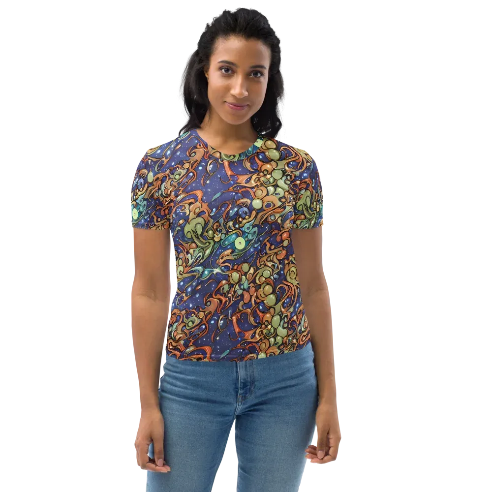Celestial Melt on Women's Crew Neck T-Shirt — Front