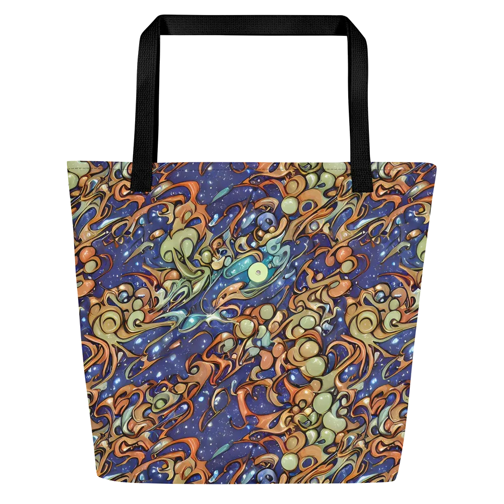 Celestial Melt on Large Tote Bag W/ Pocket — Front