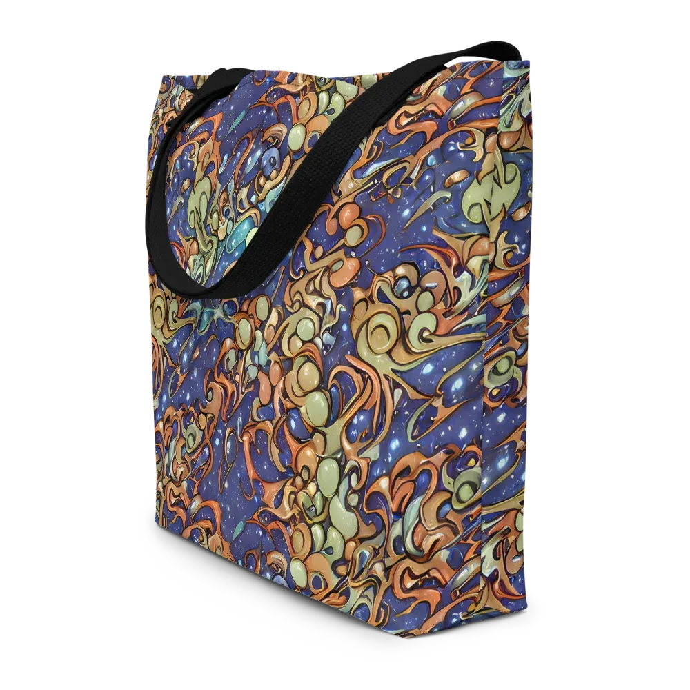 Celestial Melt on Large Tote Bag W/ Pocket — Front
