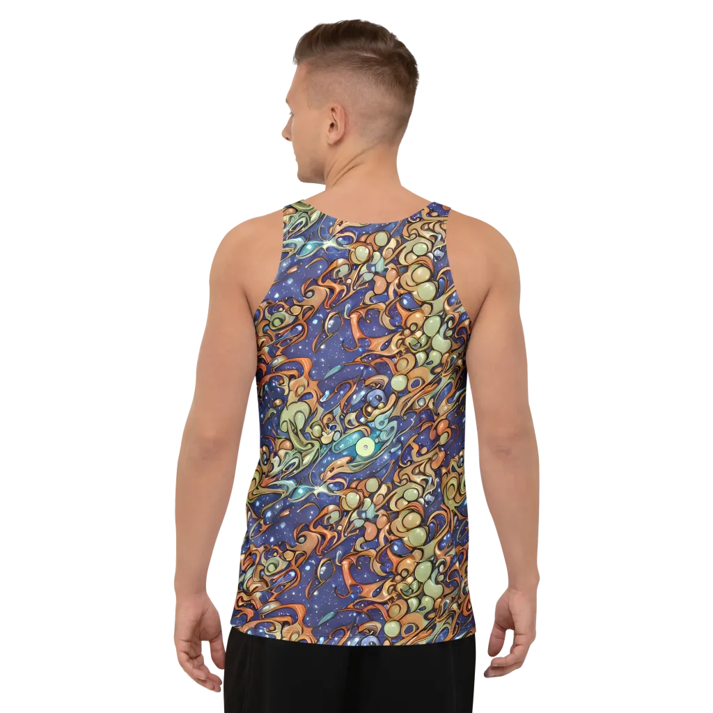 Celestial Melt on Men's Tank Top — Back