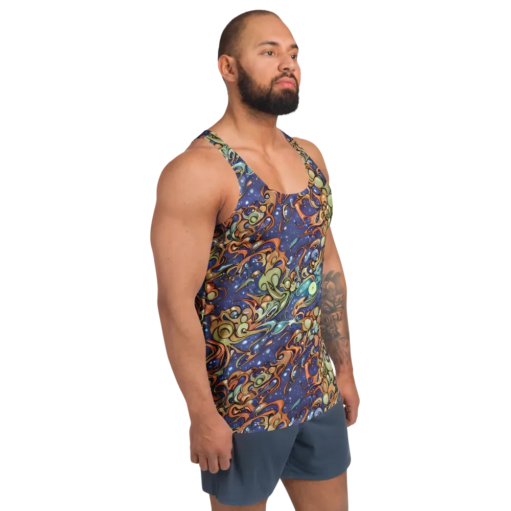 Celestial Melt on Men's Tank Top — Right Front