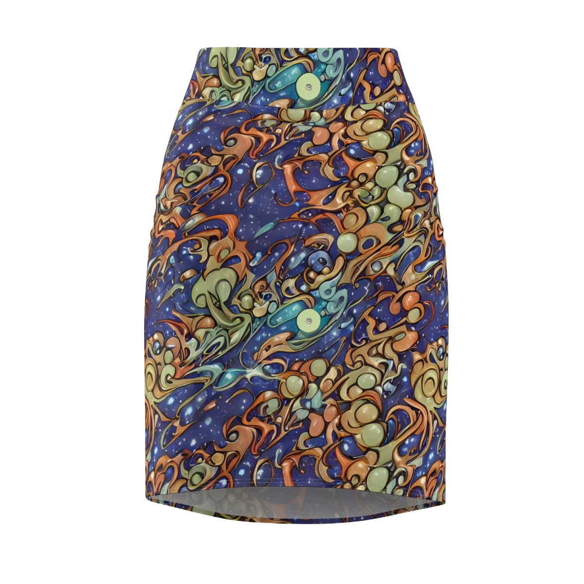 Celestial Melt on Pencil Skirt — Front