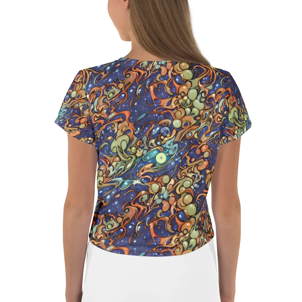 Celestial Melt on Crop Tee — Back
