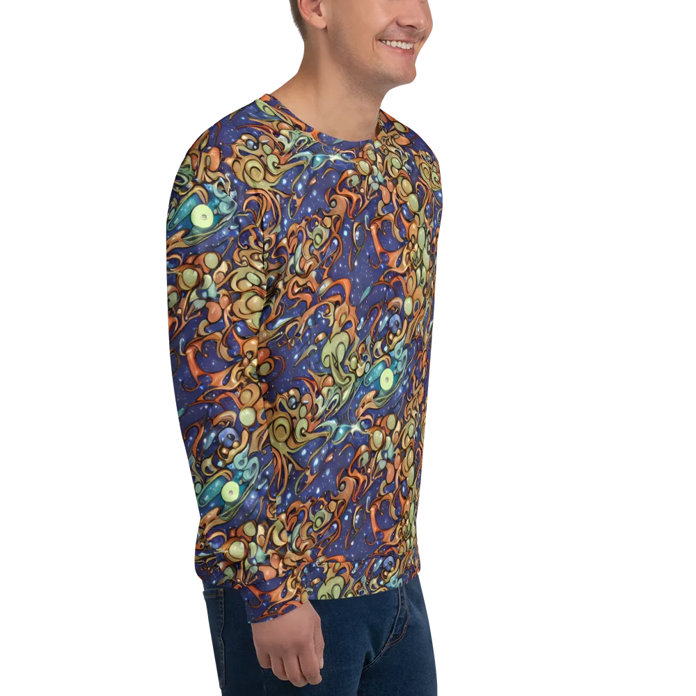 Celestial Melt on Sweatshirt — Right Front