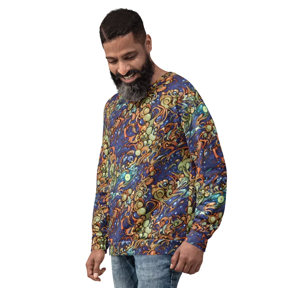 Celestial Melt on Sweatshirt — Left Front