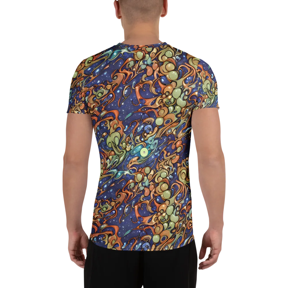 Celestial Melt on Men's Athletic T-Shirt — Back