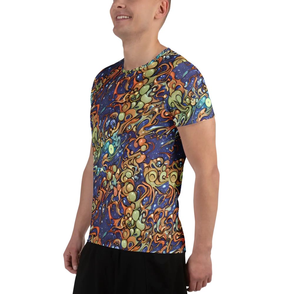 Celestial Melt on Men's Athletic T-Shirt — Left