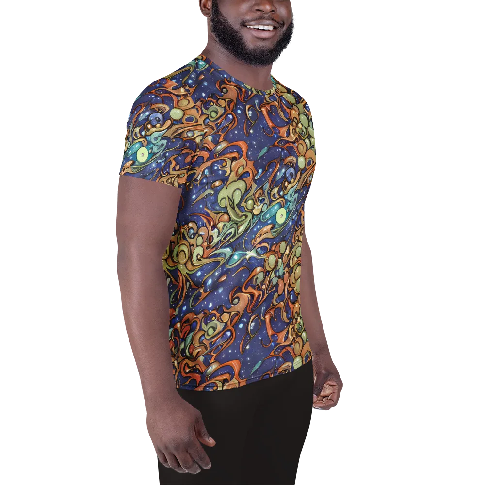 Celestial Melt on Men's Athletic T-Shirt — Right