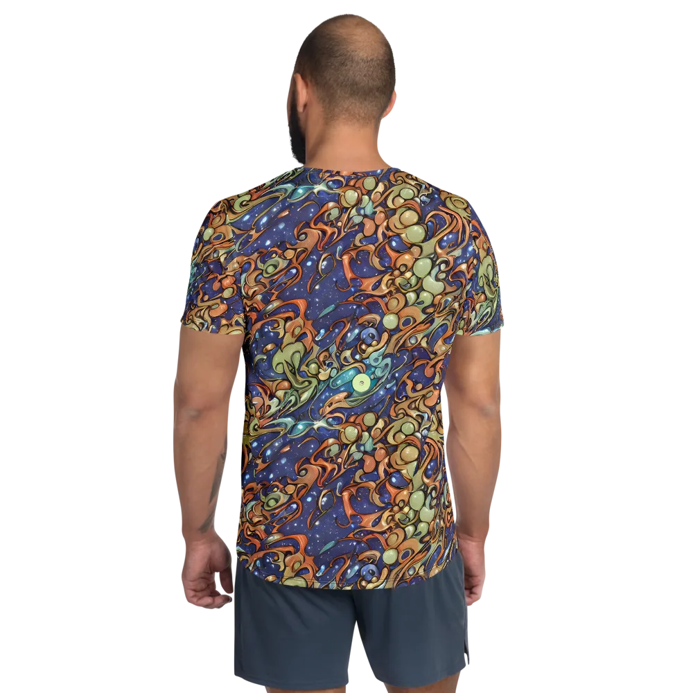 Celestial Melt on Men's Athletic T-Shirt — Back