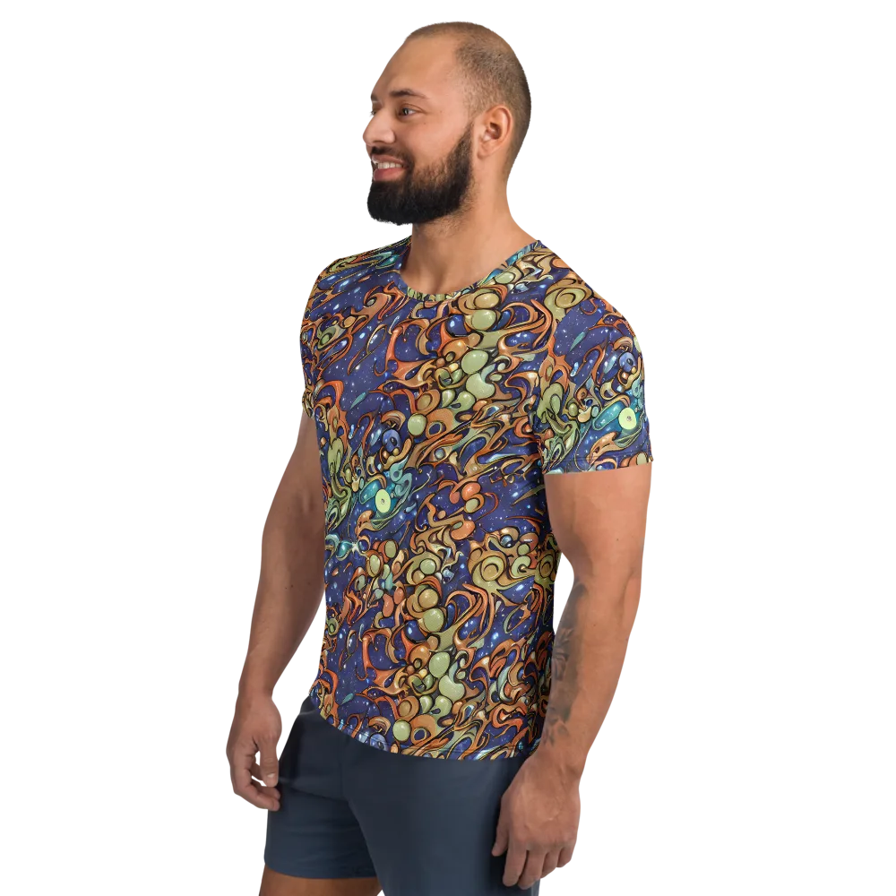Celestial Melt on Men's Athletic T-Shirt — Left