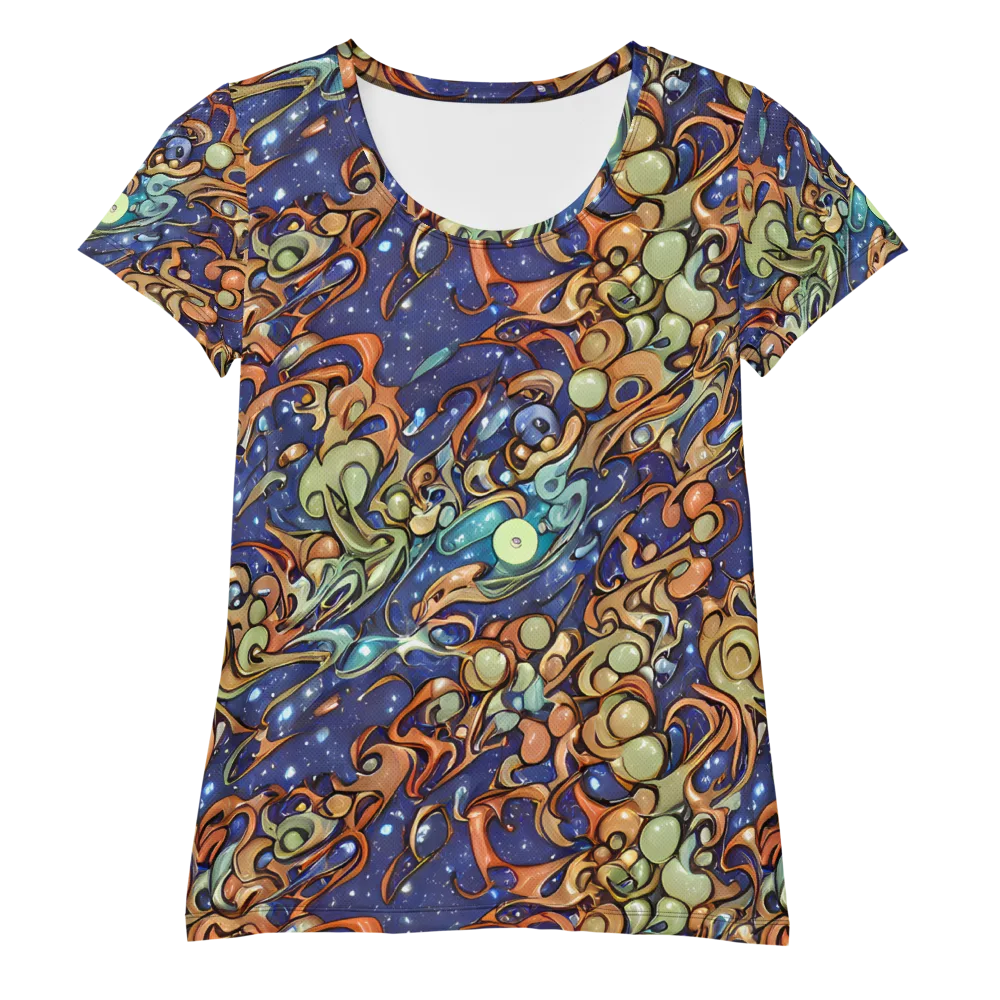 Celestial Melt on Women's Athletic T-Shirt — Front