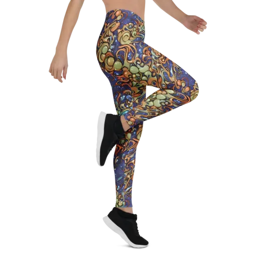 Celestial Melt on a Leggings