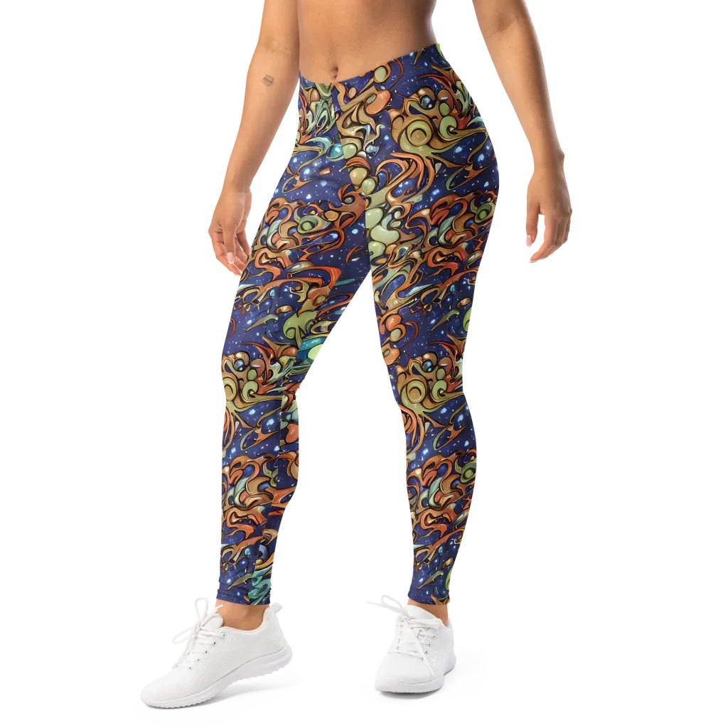 Celestial Melt on Leggings — Left Front