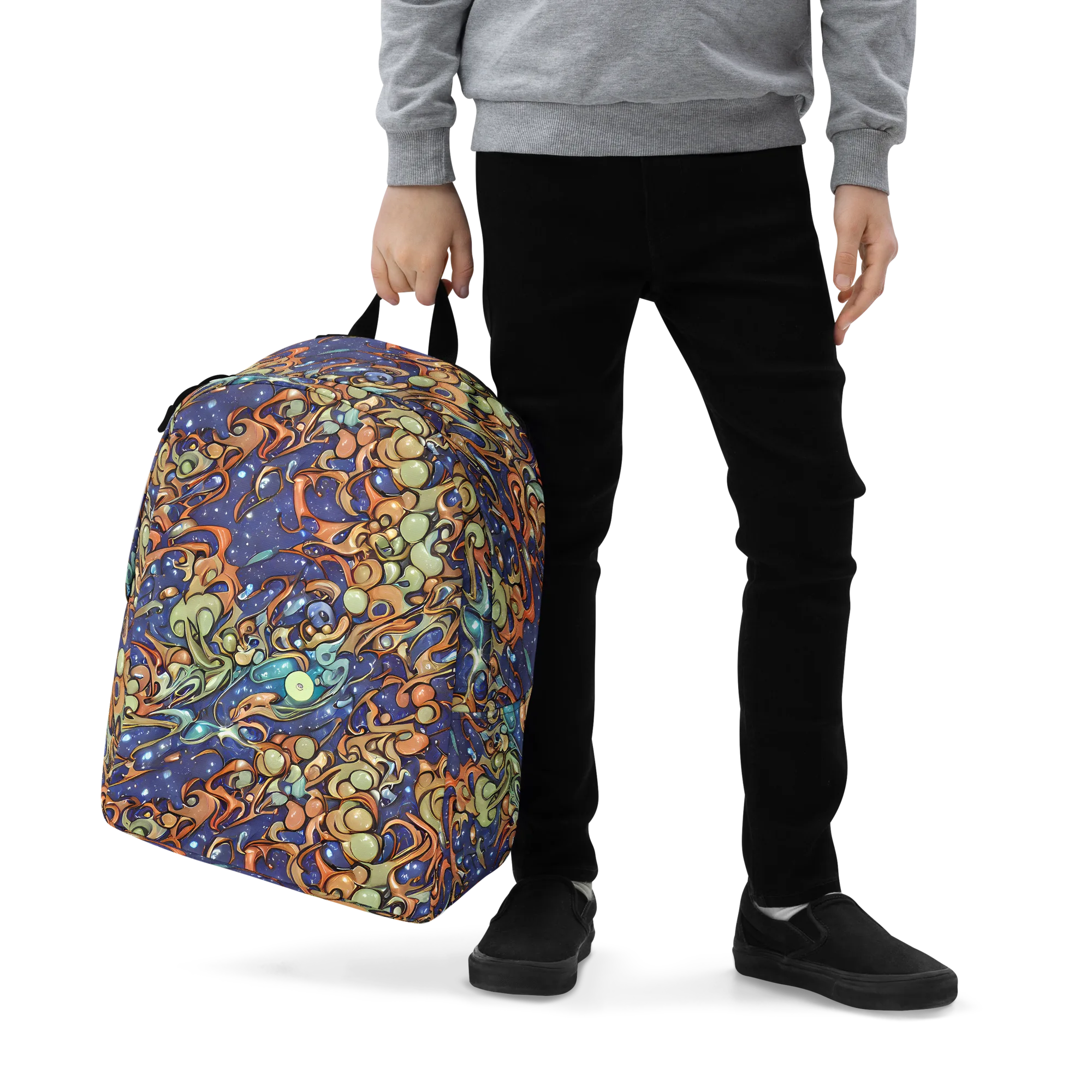 Celestial Melt on Minimalist Backpack — Zoomed-in