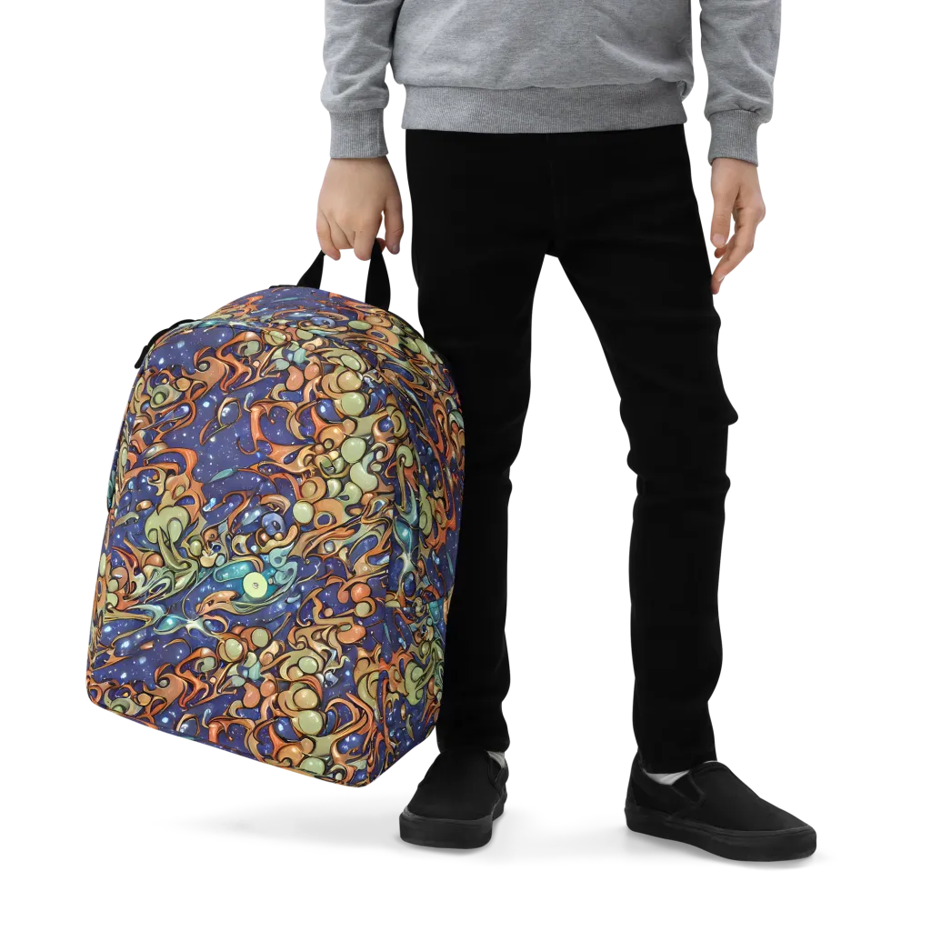Celestial Melt on Minimalist Backpack — Zoomed-in
