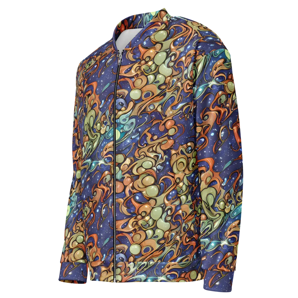 Celestial Melt on Bomber Jacket — Left Front