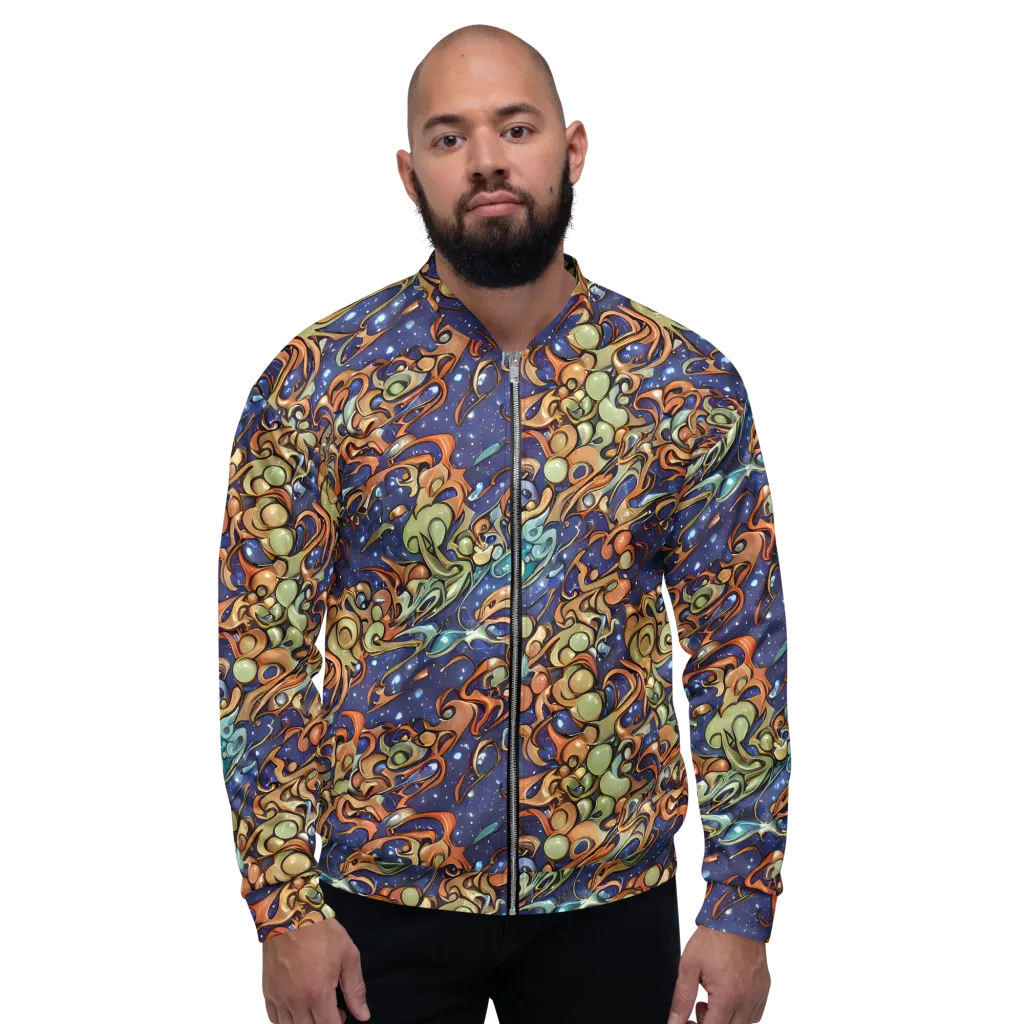 Celestial Melt on Bomber Jacket — Front