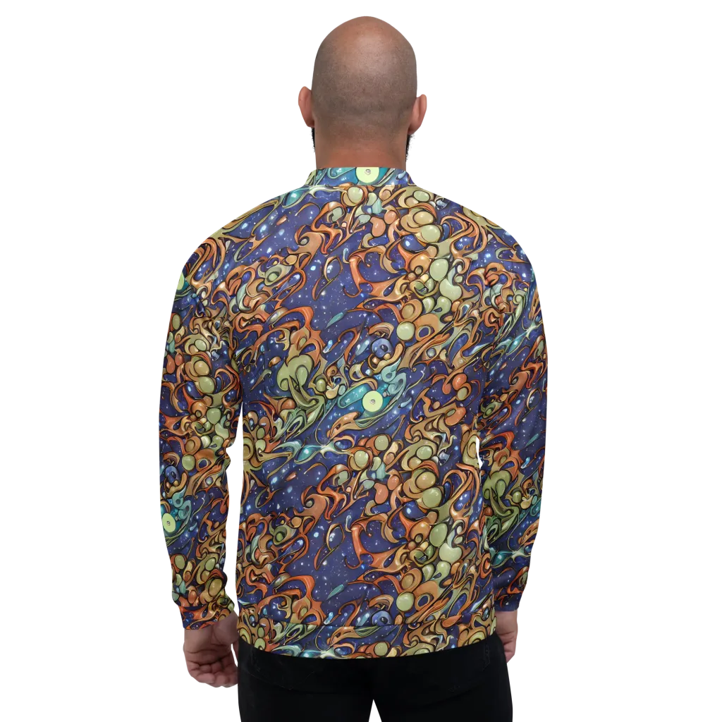 Celestial Melt on Bomber Jacket — Back