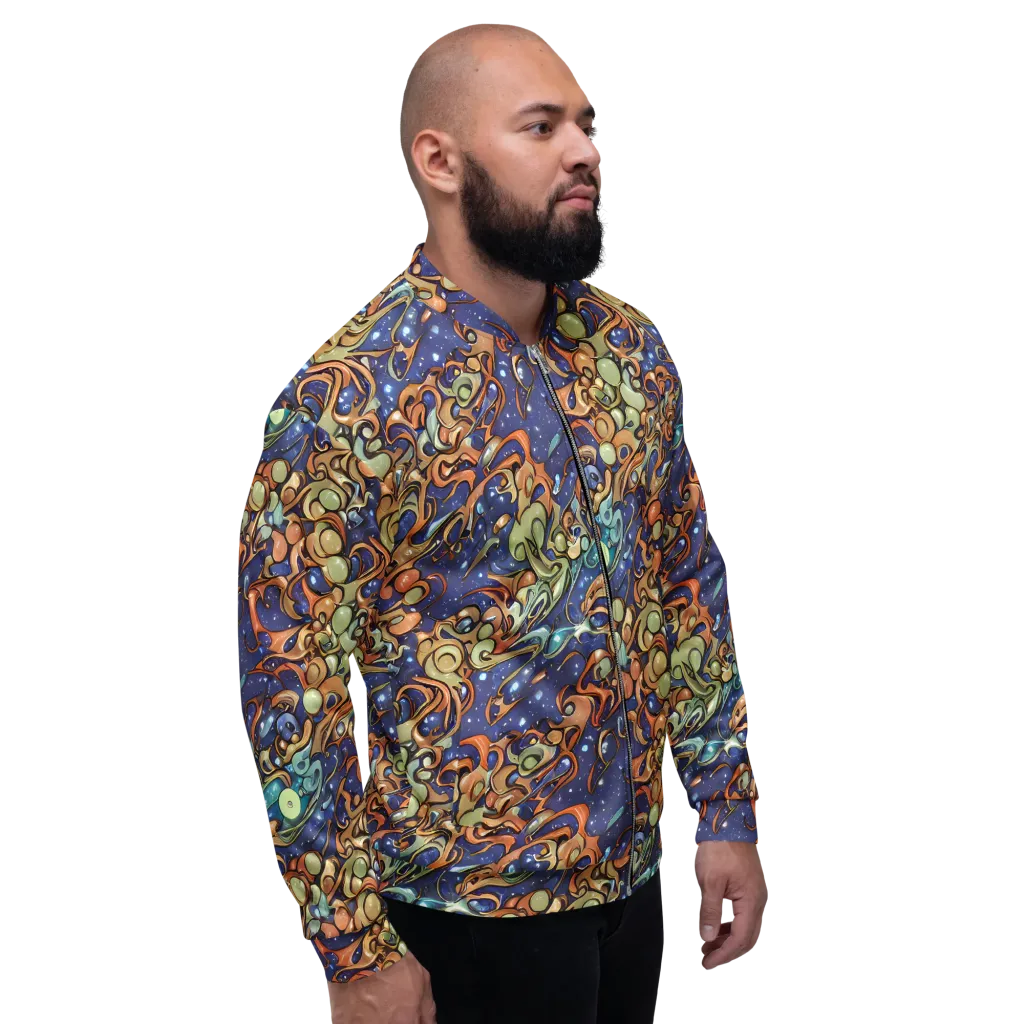 Celestial Melt on Bomber Jacket — Right