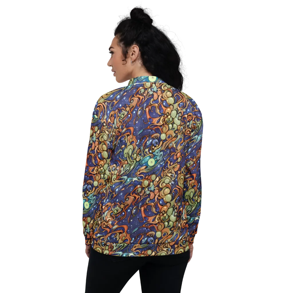 Celestial Melt on Bomber Jacket — Back
