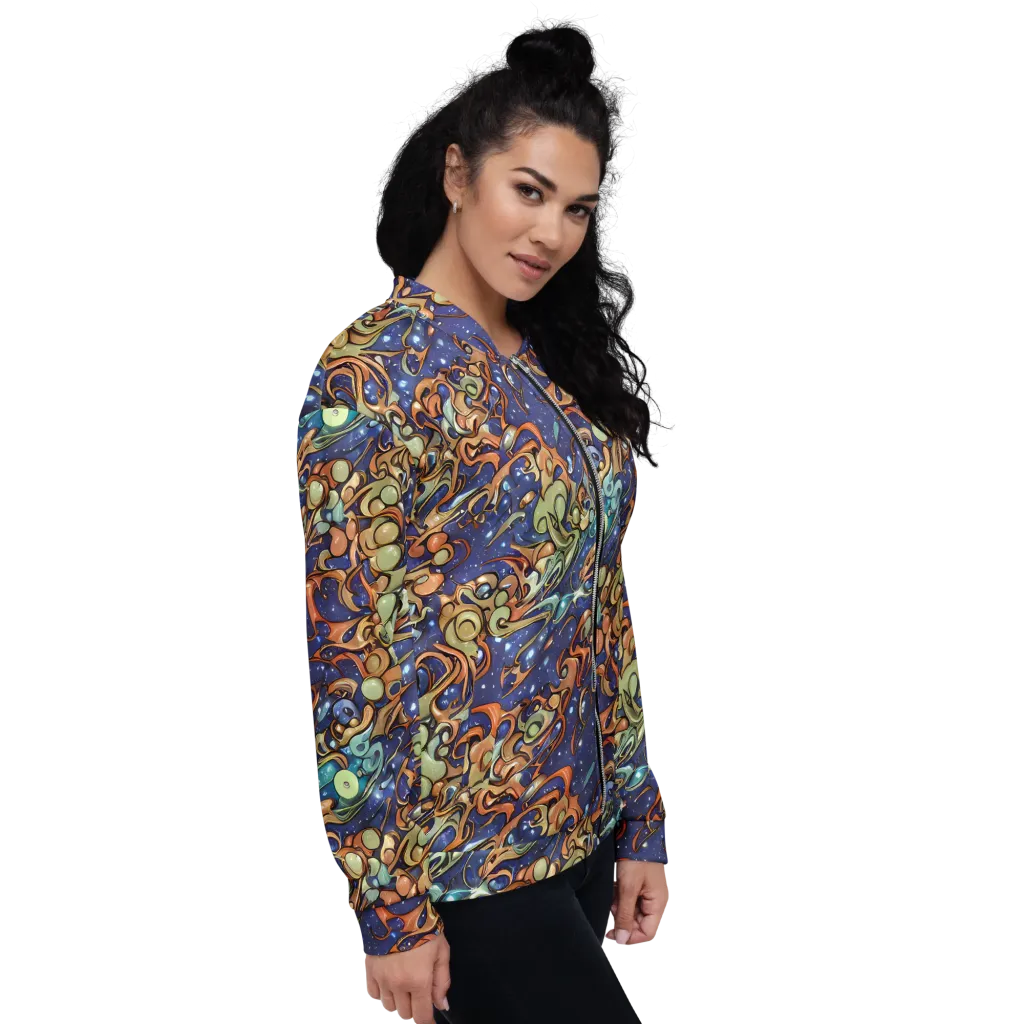 Celestial Melt on Bomber Jacket — Right