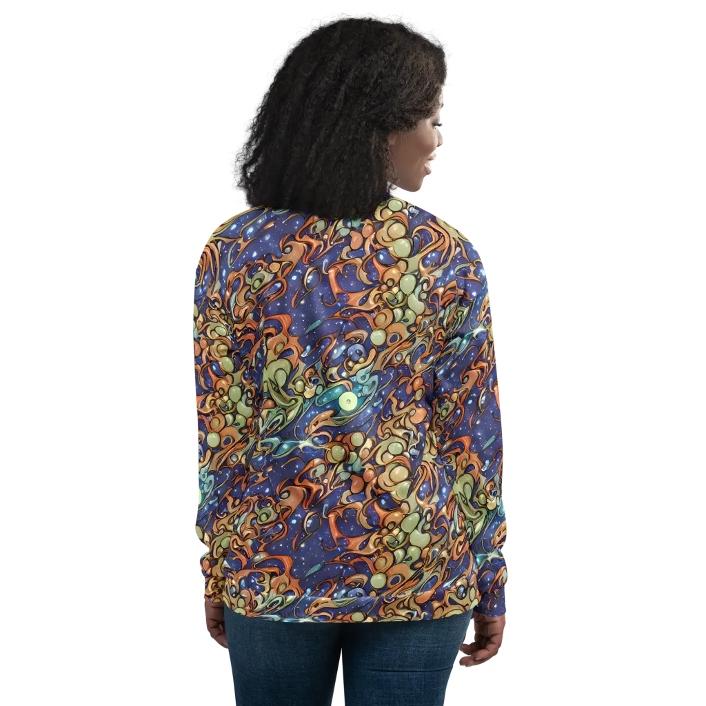 Celestial Melt on Bomber Jacket — Back
