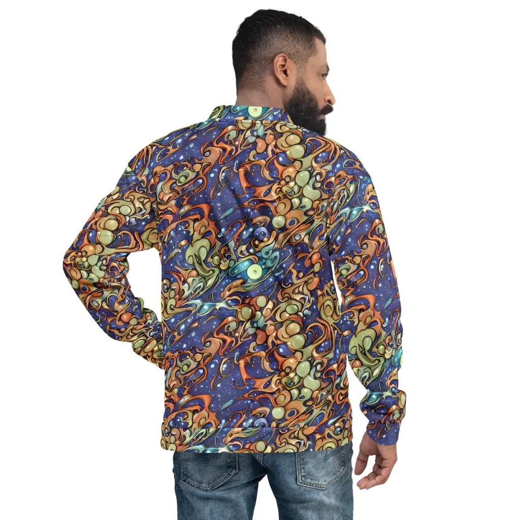 Celestial Melt on Bomber Jacket — Back
