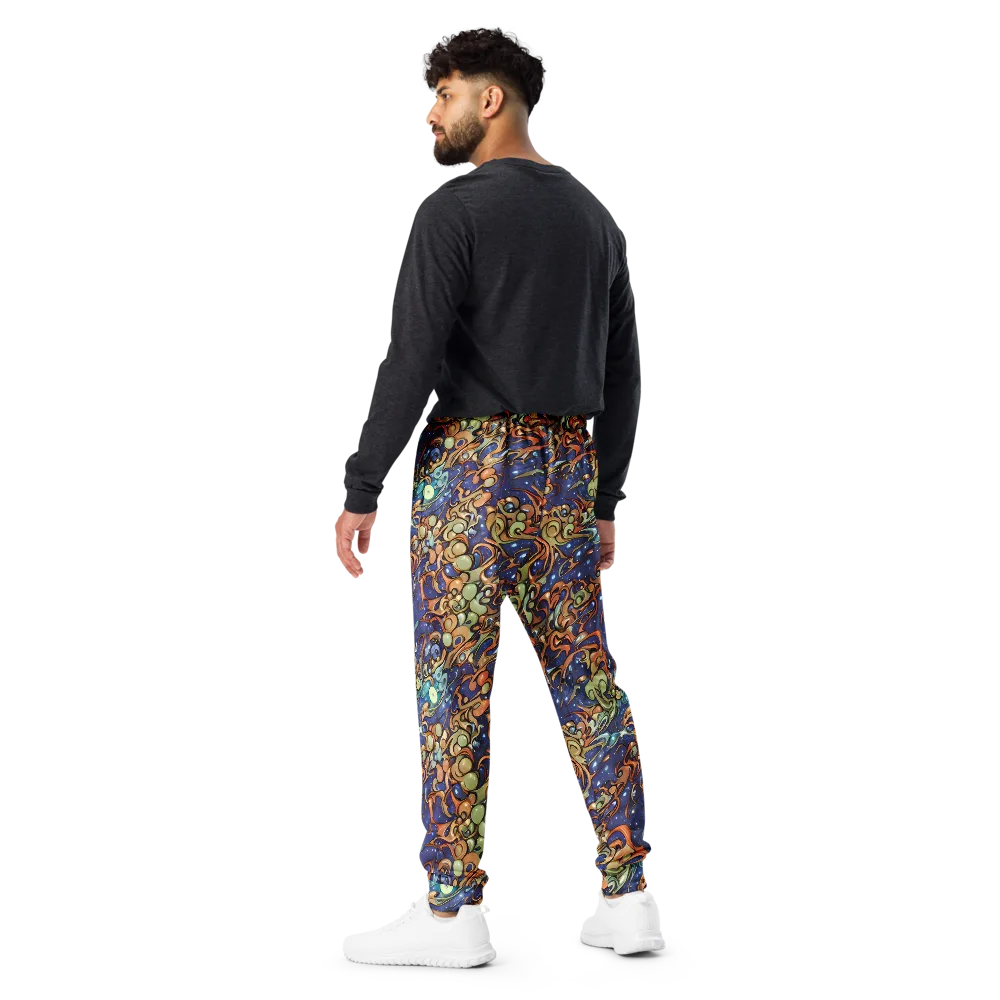 Celestial Melt on Men's Joggers — Back