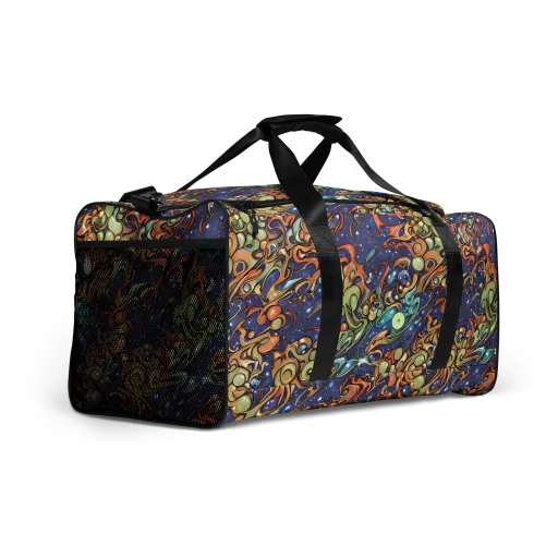 Celestial Melt on a Duffle Bag