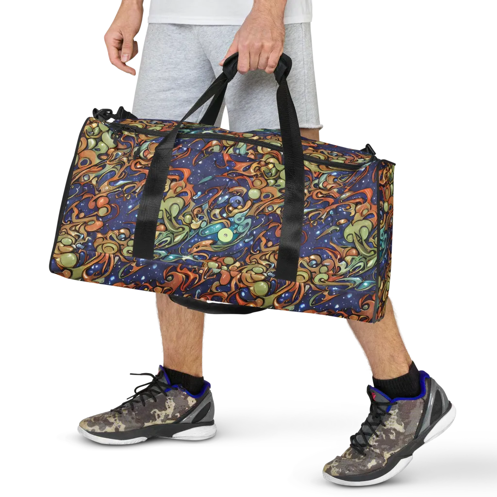 Celestial Melt on Duffle Bag — Front