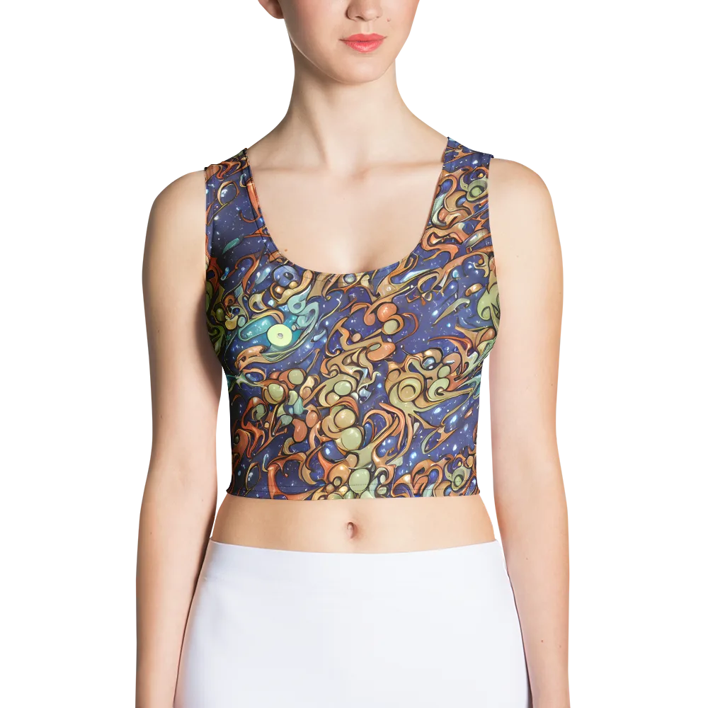 Celestial Melt on Crop Top — Front