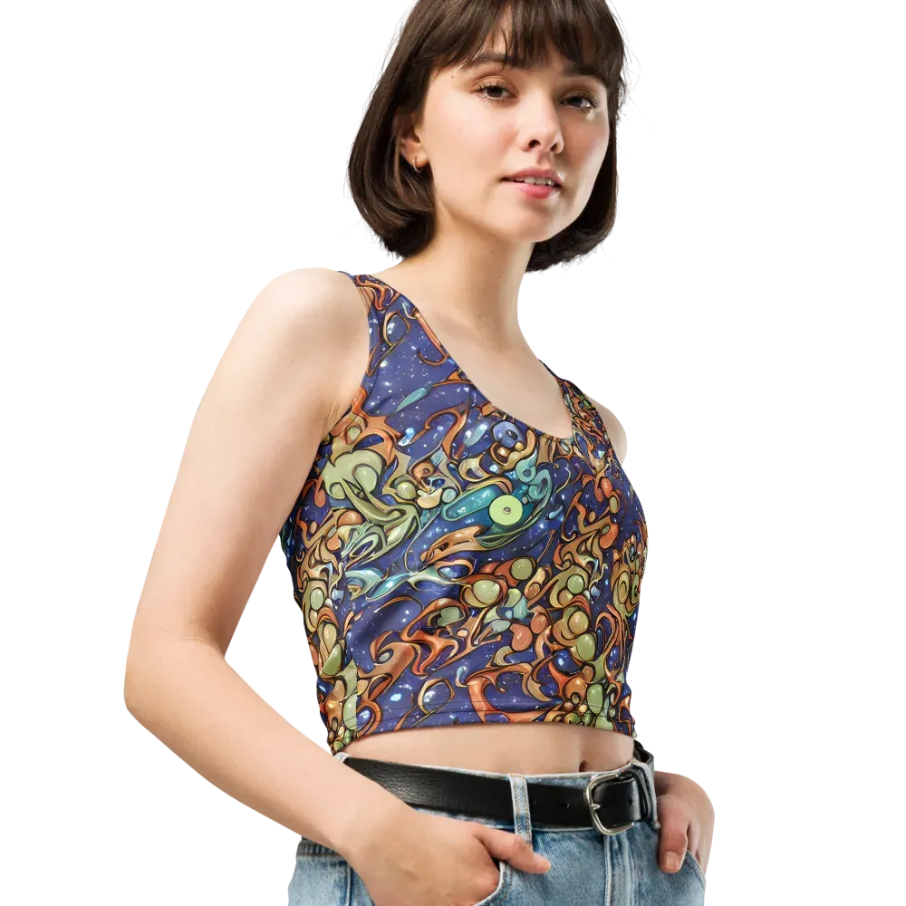 Celestial Melt on Crop Top — Right Front