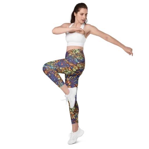 Celestial Melt on a Leggings with Pockets