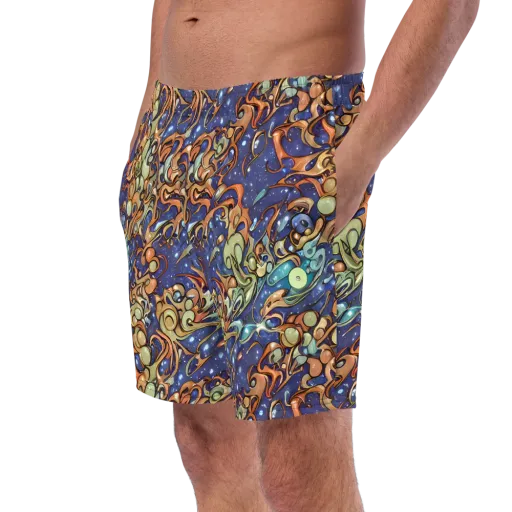 Celestial Melt on a Swim Trunks