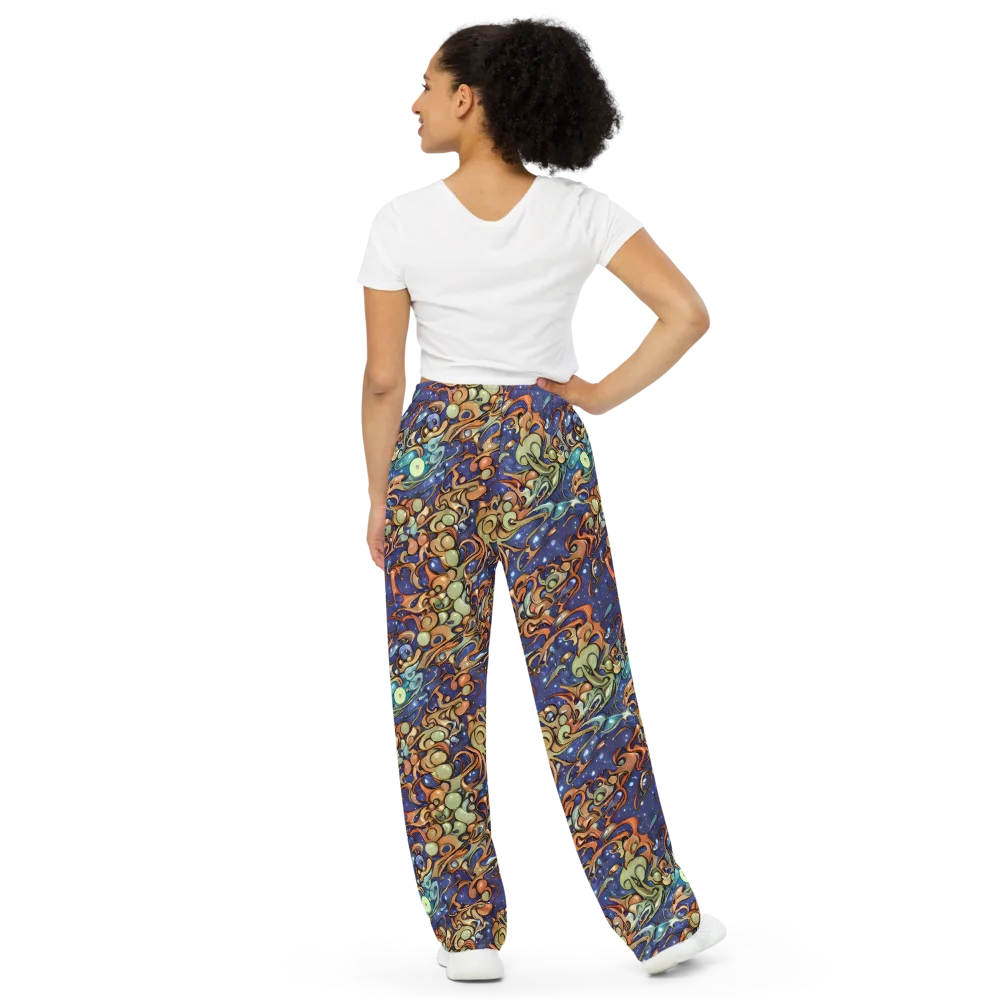 Celestial Melt on Wide-Leg Pants — Back
