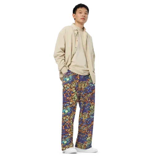 Celestial Melt on a Wide-Leg Pants